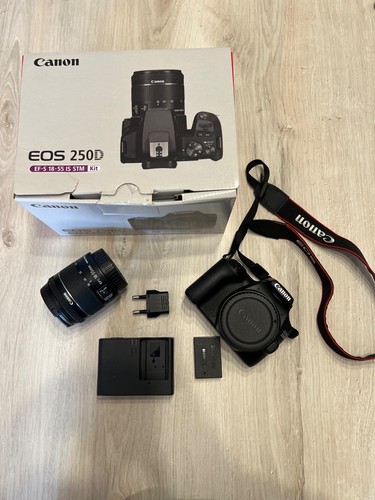Canon eos 250d - dslr, 18-55